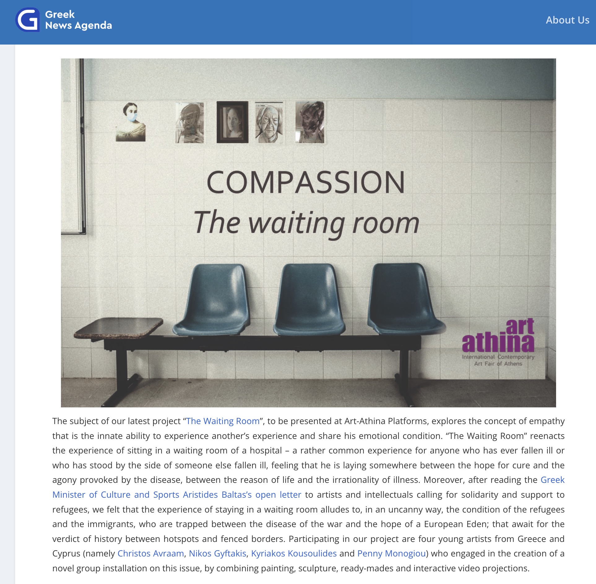 Art Athina The Waiting Room